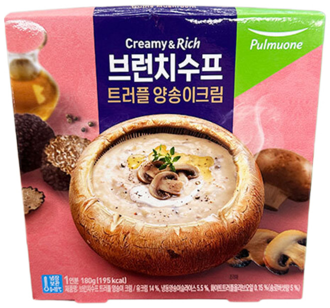브런치수프 트러플양송이크림, 180G, 1개, 180g