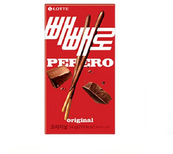 롯데 오리지널 초코 빼빼로 낱개, 54g, 1개