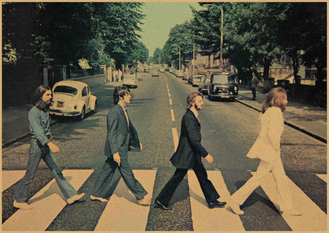 비틀즈 beatles 포스터, Crosswalk