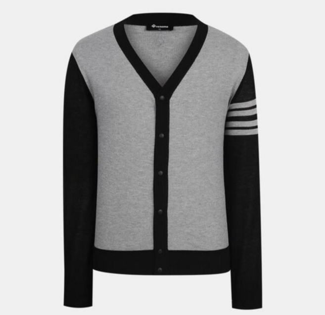 레노마골프(NC유성점) 남성간절기 전판조직 V넥 니트 가디건 RMSCM1203