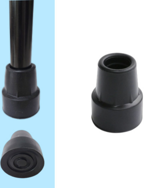 스프링데이 지팡이 안전 미끄럼방지 발판 고무발판 고무발, 1개, 기본형