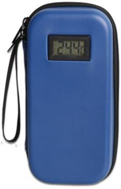 이중 보냉백 인슐린 위고비 마운자로 쿨러 여행용 약품 보관 파우치 여행 TSA 승인 약물 정리함 온도계 및 아이스팩 포함 보냉