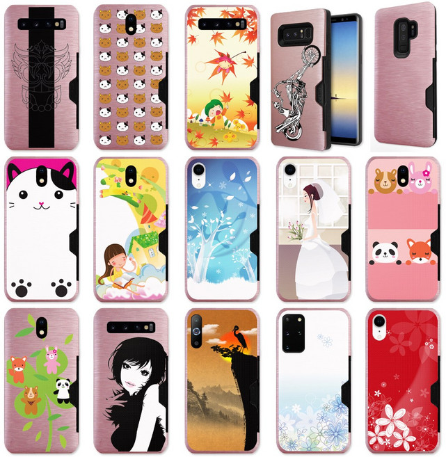 삼성 갤럭시 A52S 케이스 SM-A528N 전용 휴대폰 카드 수납 범퍼케이스-로즈탑F