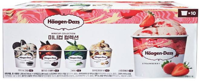 코스트코 하겐다즈 미니컵 컬렉션 아이스크림 100ml x 10개 / 아이스박스 포장 발송