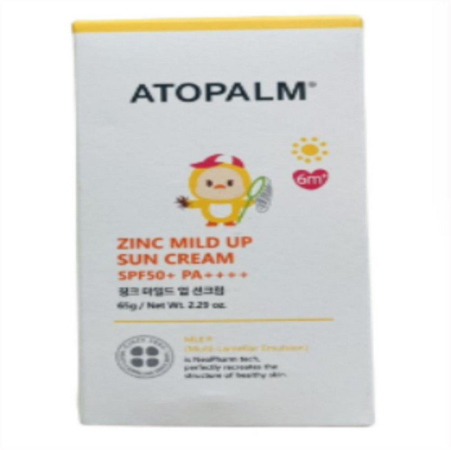 아토팜 징크 마일드업 선크림, 65g, 1개