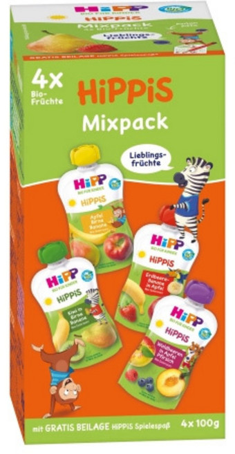 힙 퓨레파우치 믹스패키지 100gX4개입 (돌 이후)