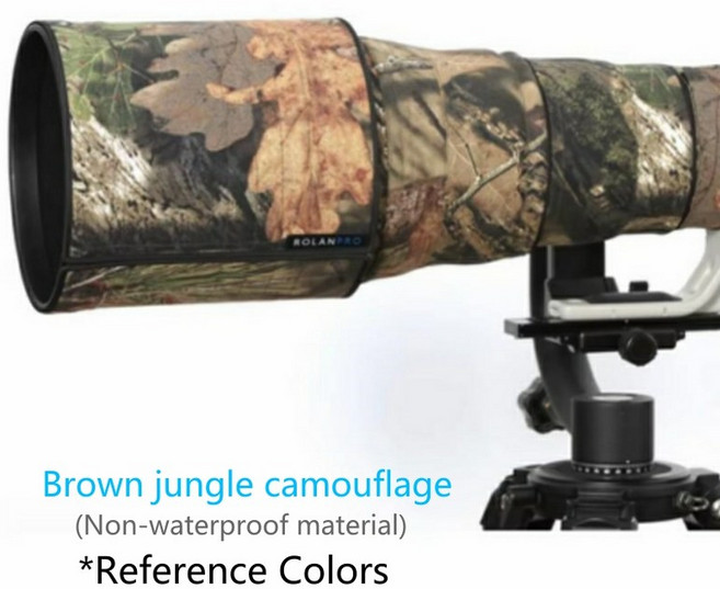 ROLANPRO 방수 렌즈 위장 코트 시그마 150-600mm F5-6.3 DG OS HSM 스포츠 레인 커버 보호 슬리브 건 케, 1개