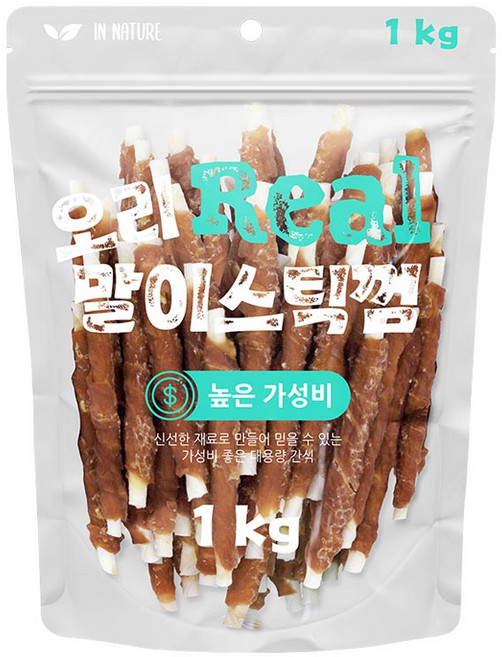 인네이처 리얼 국내산 강아지 간식, 1개, 1kg, 오리