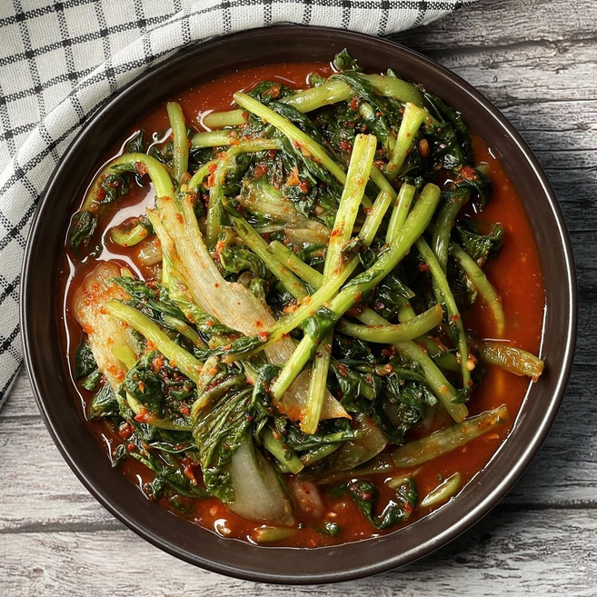 국내제조 열무김치 10kg HACCP 국물이 많지 않은 자작자작한 얼갈이열무김치 식자재 대용량업소용, 1개