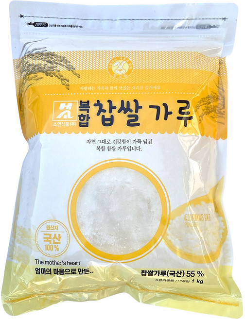 소연식품 찹쌀가루 복합 1kg, 1개