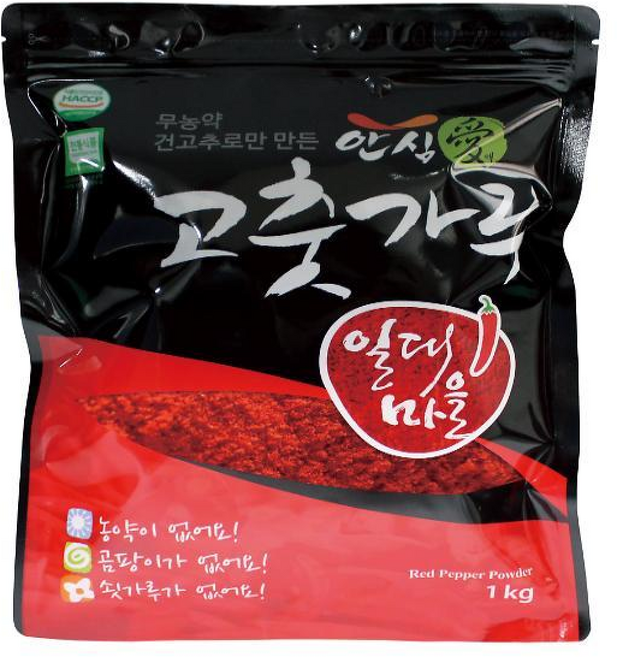 두레일대마을무농약고춧가루 중간맛, 1개, 1kg