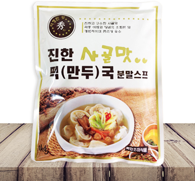 새한 떡만두국용 분말스프 1kg [한국물], 1개