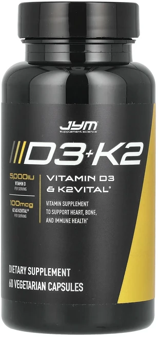 JYM Supplement Science D3+K2 베지 캡슐 60정, JYMSupplementScienceD3K2베지캡슐60, 1개 - 쿠팡