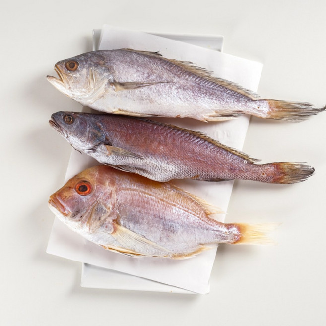 부산 부전시장 제수용 제사 차례 묘사 반건조생선 반건조생선 침조기+참민어+돔 35cm 38cm 40cm 43cm, 3마리, 1개