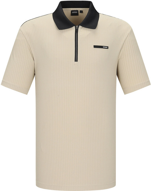 [슈페리어] 남성 기능 소재 반팔 티셔츠 베이지 (IM0DKS20653)