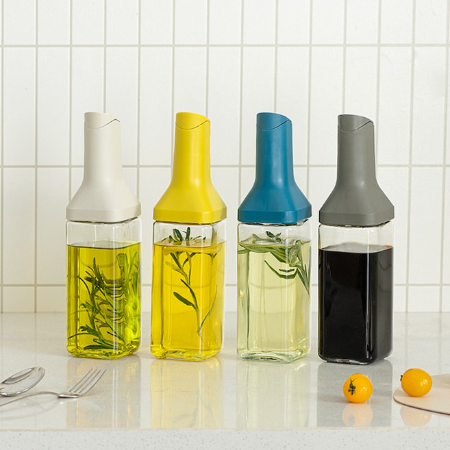 마치홈 자동개폐 스마트 오일병 4컬러, 350ml, 1세트