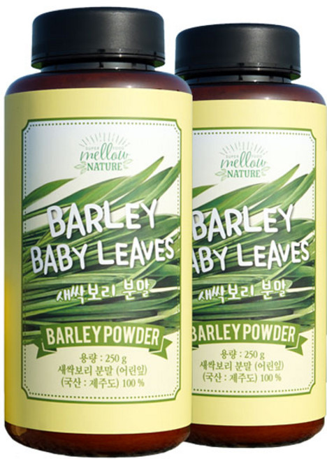 멜로우네이쳐 국산 제주 새싹보리 분말, 2개, 250g