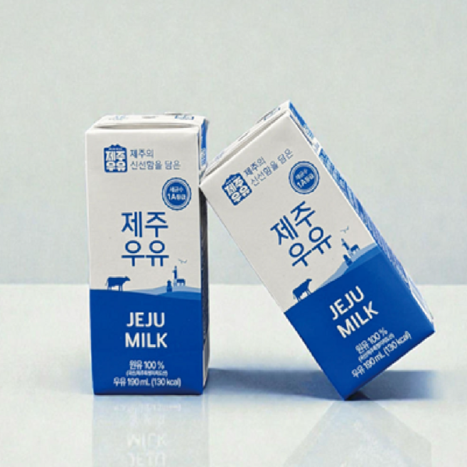 제주 청정 멸균우유, 24개, 190ml
