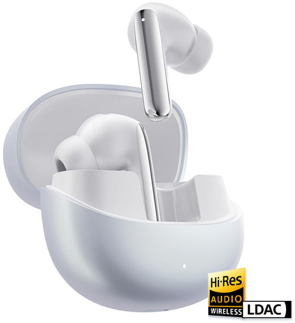 QCY HT08 멜로버즈 프로 플러스 블루투스 이어폰 노이즈캔슬링, 화이트