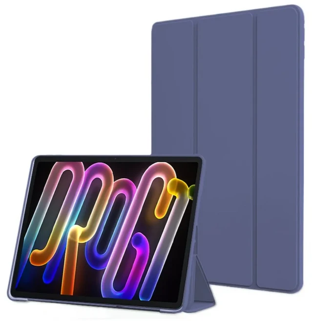 자동 슬립/웨이크 11.1인치 태블릿 플립 커버 부드러운 실리콘 내구성 케이스 레노버 샤오신 패드 프로 GT, 04 Purple