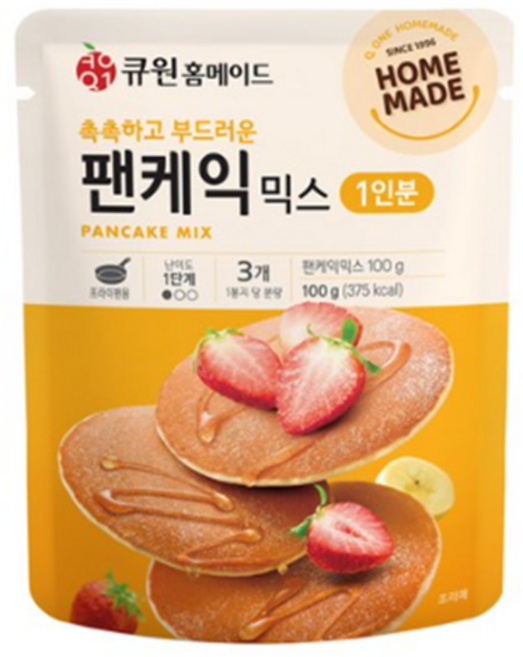 큐원 홈메이드 팬케익 믹스, 100g, 2개