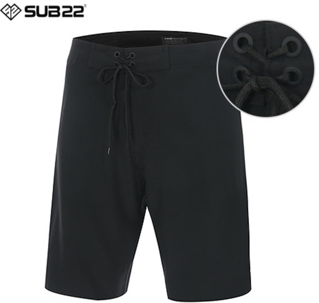 서브22 남성 보드숏 비치웨어 래쉬가드 팬츠 AL39 블랙