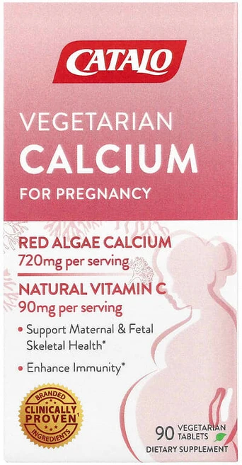CATALO 식물성 임신용 칼슘 베지 정제 90정 CAT-02563, CATALO (카탈로) CATALO, 식물성 임신용 칼, 1개 - 쿠팡