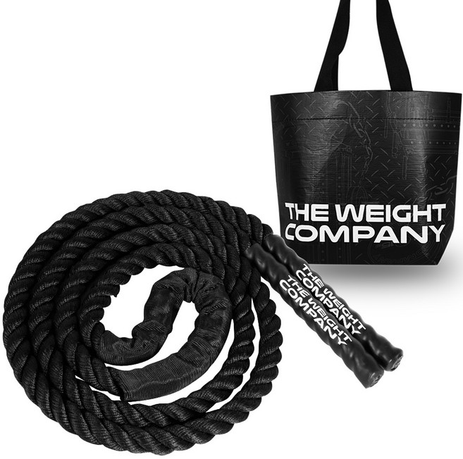 더웨이트컴퍼니 헤비 웨이트 중량 줄넘기 + 가방 세트, 1세트