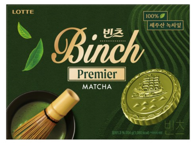 빈츠 프리미어 말차 204gx16개, 204g, 16개