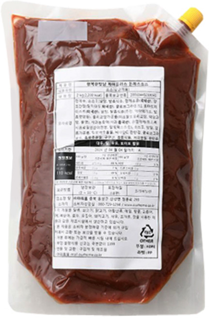 아워홈 케어플러스 돈까스소스, 1개, 2kg