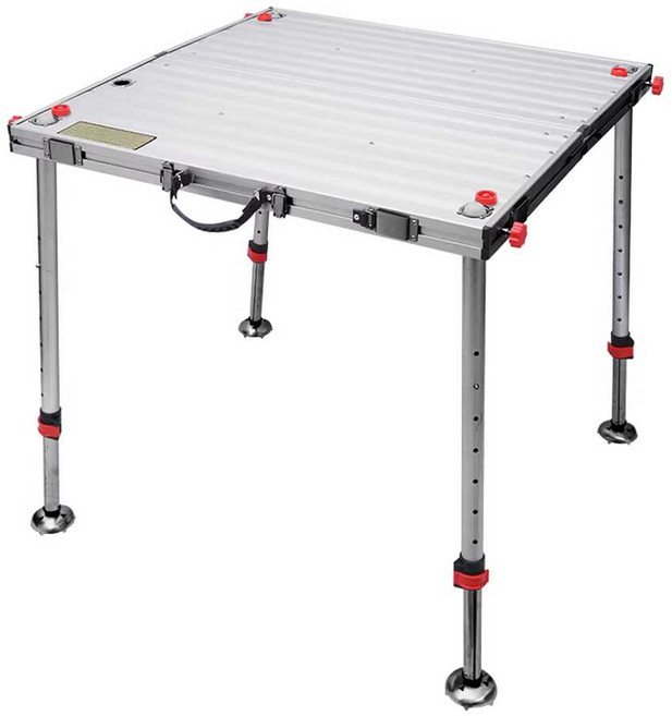 접이식 카본 좌대 민물 섶다리 이동식 초경량 다리길이 받침틀 선반 자립, 100x100cm (다리 길이 1.45m)