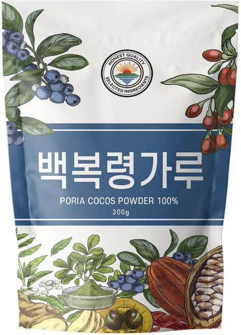 해나식품 국산 백복령 가루 분말, 1개, 300g