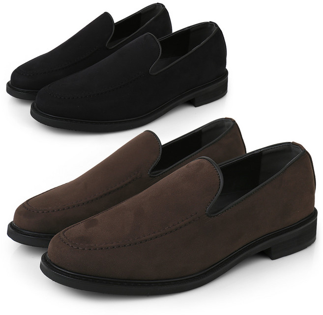 보이센스 남성 스웨이드 로퍼 구두 캐주얼 남자 정장화 신사화