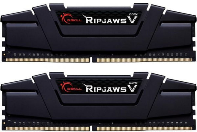 G.SKILL RipjawsV 시리즈 DDR4 램 XMP 32GB 2x16GB 3600MT/s CL16-19-19-39 1.35V 인텔 AMD 데스크탑 컴퓨터 메모리 U-DIM, 32GB (2x16GB)