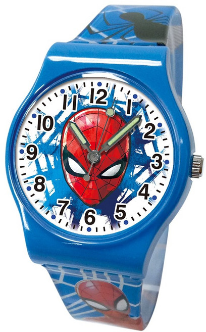 MARVEL 漫威 蜘蛛人 兒童手錶 藍色 大型