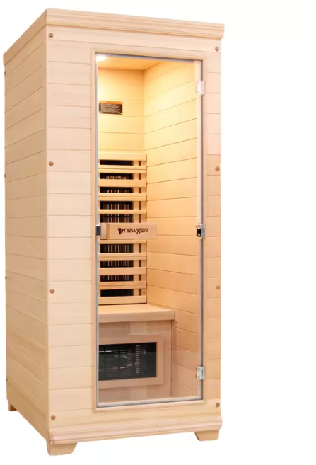 뉴젠 헤일로 1인용 원적외선 사우나 1인용 찜질방 건식 사우나 스웨덴 가정용 사우나