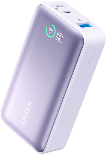 앤커 533 파워코어 30W 보조배터리 10000mAh C타입, A1256HV1, 바이올렛