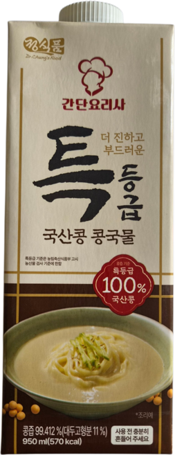 정식품 간단요리사 특등급 국산콩 콩국물, 2개, 950ml