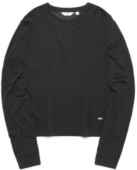 lee 우먼 텐셀 긴팔 티셔츠 챠콜