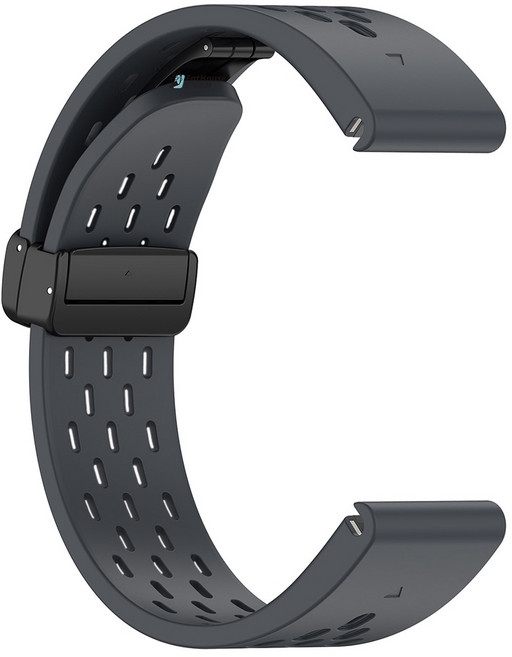 Garmin Approach 磁吸洞洞錶帶, 鉑鋼灰,22mm, 1個