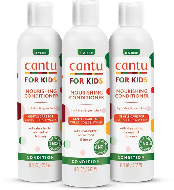 Cantu Care for Kids 컨디셔너 시어버터 8 oz (3팩), 3개