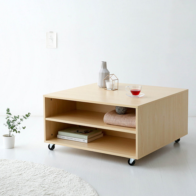 마켓비 LECCO 커피테이블 KS1037TB, 버치