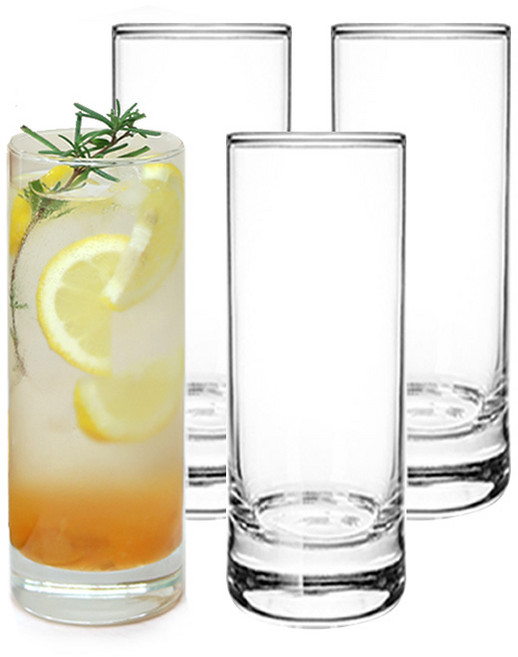 엘리아트 홈카페 하이볼 long 글라스 330ml, 4개