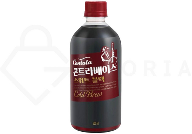 칸타타 콘트라베이스 콜드브루 스위트블랙, 500ml, 15개