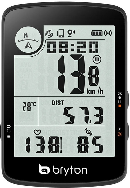 Bryton Rider 17 GPS自行車碼錶, 1個