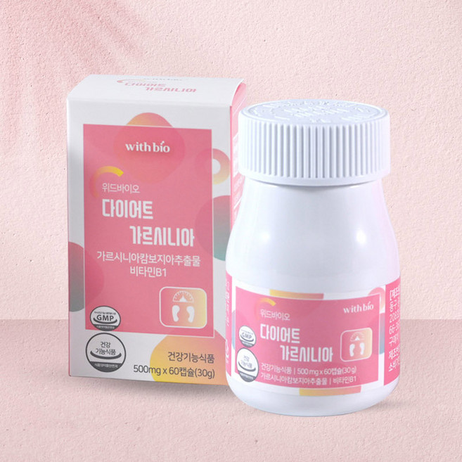 위드바이오 다이어트 가르시니아 500mg 60캡슐, 6개, 60정