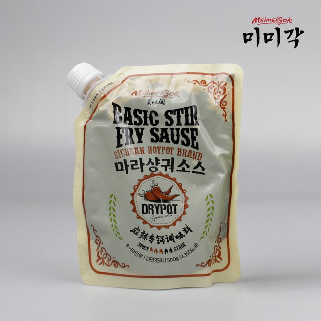 미미각 마라샹궈 소스 마라맛 볶음소스, 5개, 500g