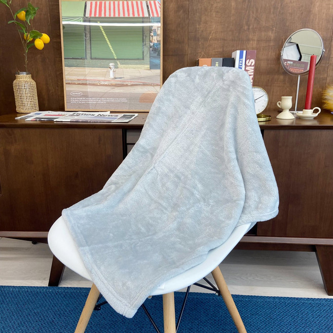 뽀송뽀송 고밀도 밍크 반려동물 극세사 더픔담요 5 Colors, 애쉬그레이, 1개