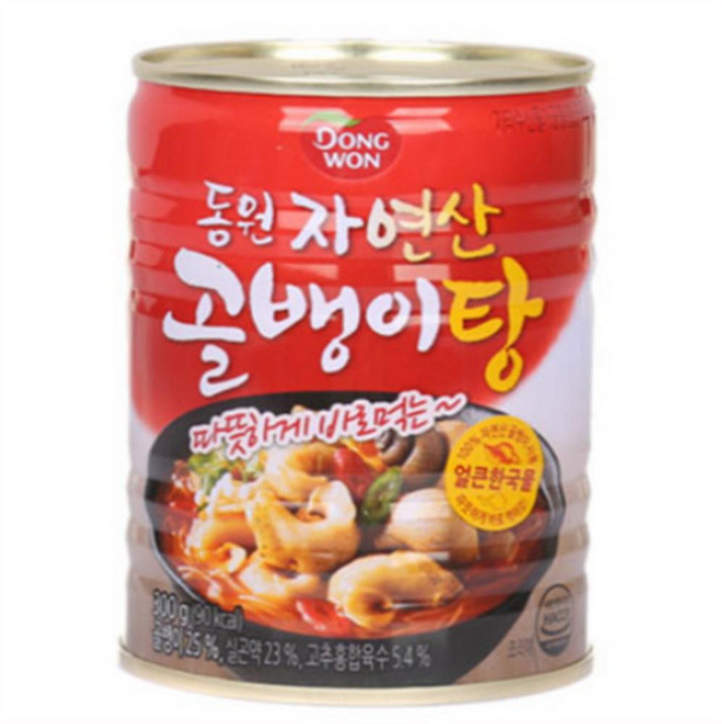 동원 자연산 골뱅이탕 얼큰한국물, 300g, 24개