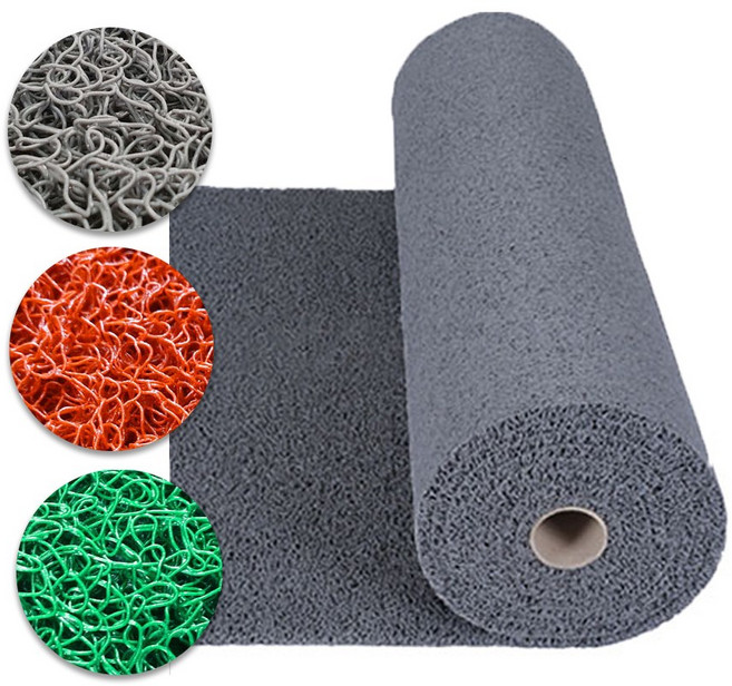 굿매트 현관 미끄럼방지 코일매트 C타입 강력 배수형 1M 최장길이 12M, 녹색 6M, 1개